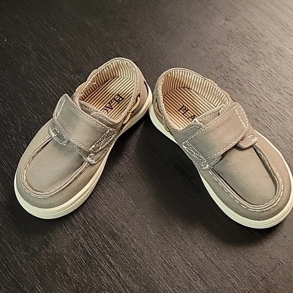 Toddler Boys Chambray Boat Shoes